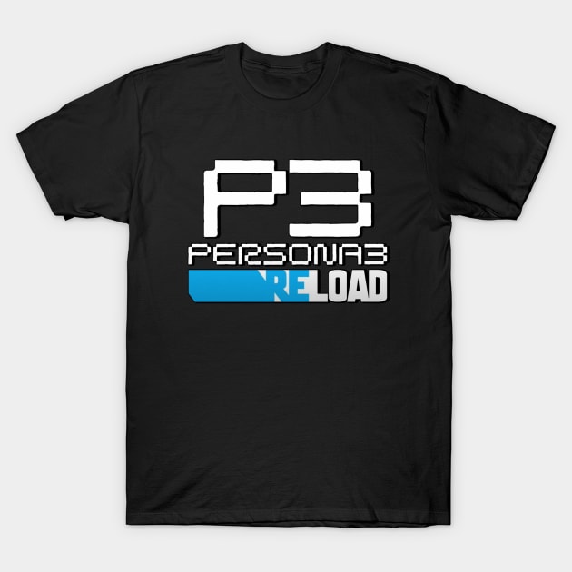 Persona 3 Reload Logo T-Shirt by Il Mercante